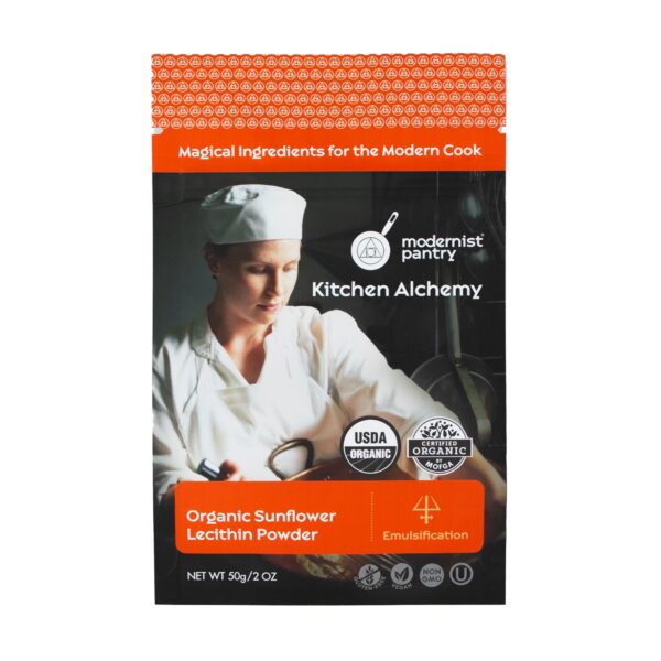 Polvo de lecitina de girasol orgánico frente