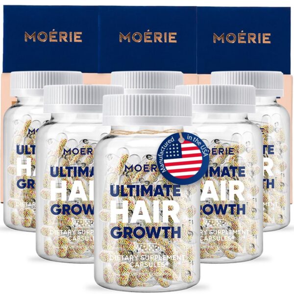 Version 1.0.0 Moerie suplemento crecimiento cabello frasco