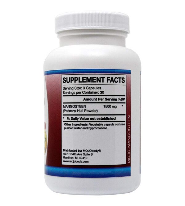 Version 1.0.0 MOJObody cápsulas de mangostán 1.5 gramos por porción