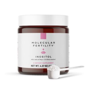 Polvo sin sabor de Molecular Fertility Myo-Inositol y D-Chiro Inositol