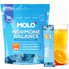Frente de MOLO Hormone Balance sticks sabor naranja