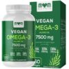 Frasco de MOM NUTRIX Omega-3 vegano