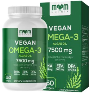 Version 1.0.0 Frasco de MOM NUTRIX Omega-3 vegano