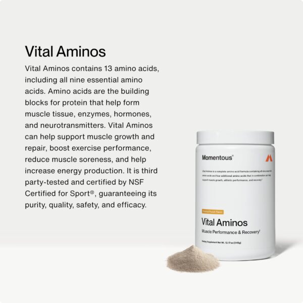 Frasco Momentous Vital Aminos Punch Tropical