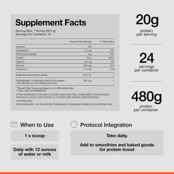 Cucharilla de polvo de proteína