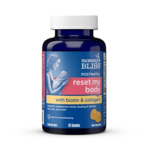 Version 1.0.0 Mommy's Bliss Reset My Body gomitas etiqueta frontal