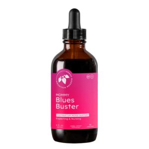 Frasco Mommy Blues Buster suplemento herbal para madres