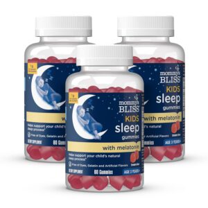 Mommy's Bliss gomitas sueño melatonina para niños sabor fresa