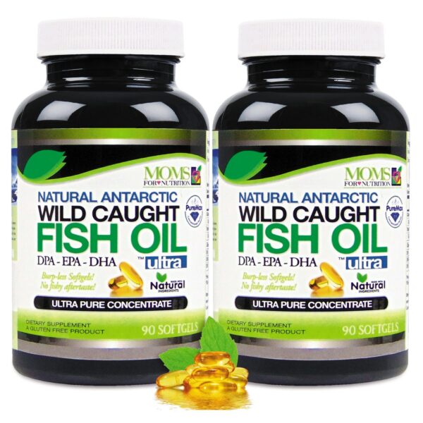 Version 1.0.0 Omega-3 aceite de pescado Moms For Nutrition etiqueta