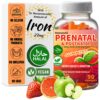 Frasco de vitaminas prenatales MonesAli