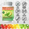 MonesAli vitaminas prenatales vegetales halal naranja sabor