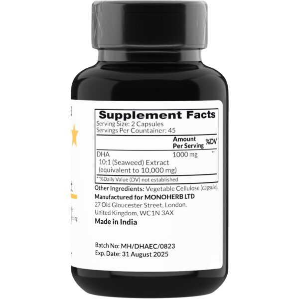 Version 1.0.0 Cápsulas vegetales MONOHERB DHA