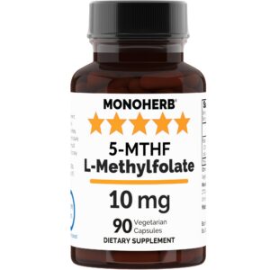 MONOHERB L-Methylfolate 5-MTHF 10 mg cápsulas vegetales