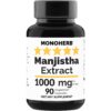 MONOHERB Manjistha 1000 mg frasco