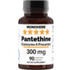 MONOHERB Pantethine 300 mg cápsulas frente al envase