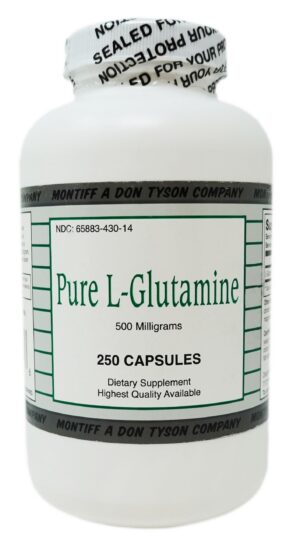 Montiff L-Glutamine cápsulas - frente