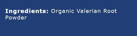 Mood & Mind polvo raíz valeriana orgánica vista lateral