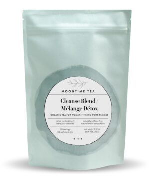 Moontime Tea té orgánico desintoxicante para mujeres 30 bolsas