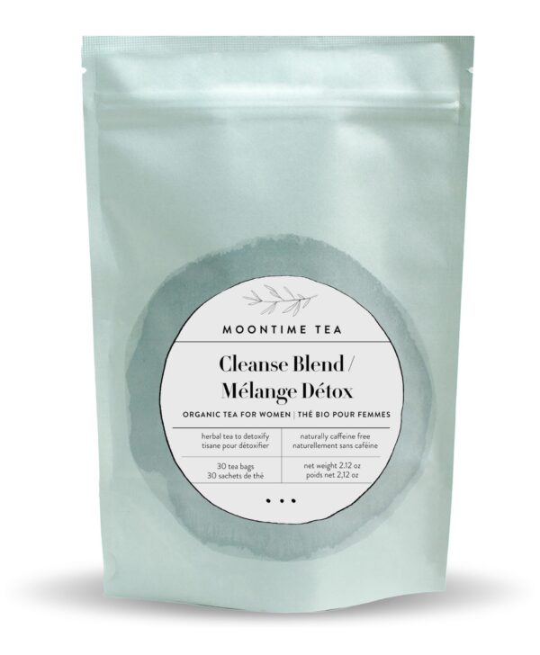 Moontime Tea té orgánico desintoxicante para mujeres 30 bolsas