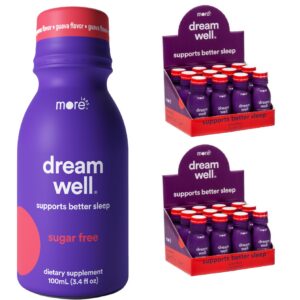 More Labs Dream Well bebida sueño melatonina natural paquete 24