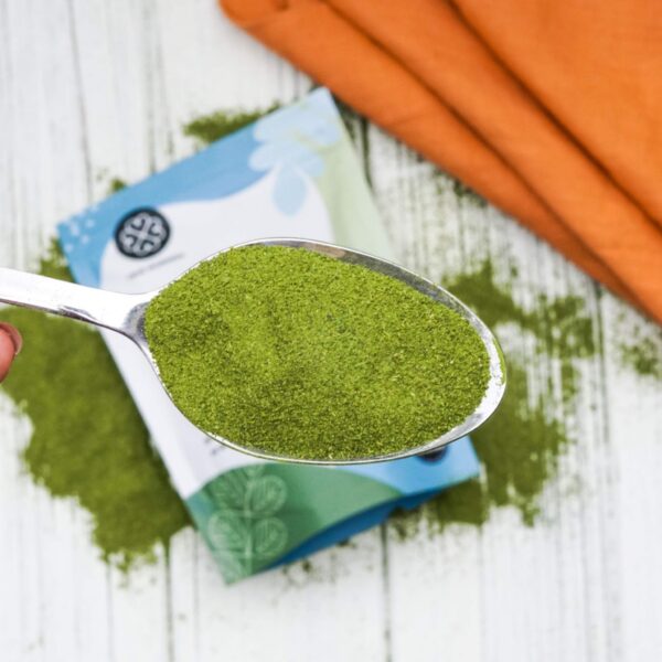 Version 1.0.0 Moringa orgánica en polvo para batidos