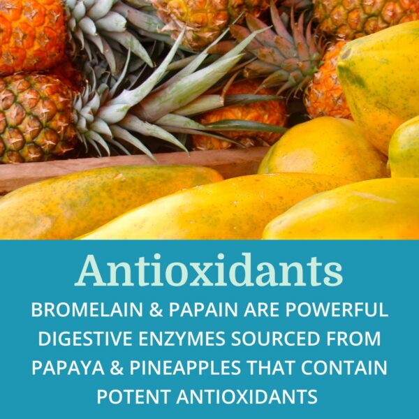 Version 1.0.0 Frasco y caja de SuperDigest en mesa