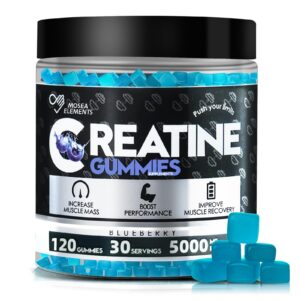 MOSEA ELEMENTS Creatine Monohydrate Gomitas etiqueta frontal