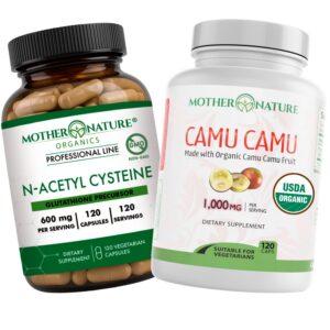 Version 1.0.0 Frasco de Mother Nature Organics Mezcla antioxidante orgánica