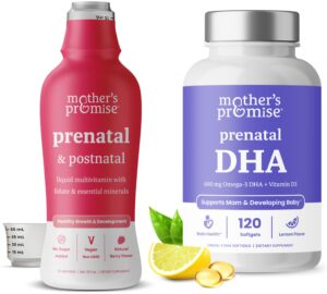 Caja frontal del conjunto prenatal líquido