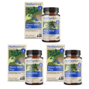 Motherlove More Milk Plus suplemento de lactancia botella frontal