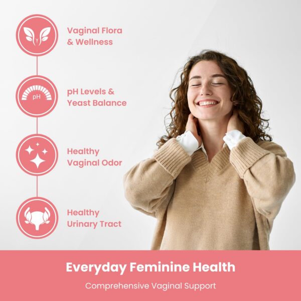 Probióticos vaginales en frasco