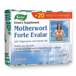 Version 1.0.0 Motherwort Forte Evalar etiqueta frontal 40 tabs
