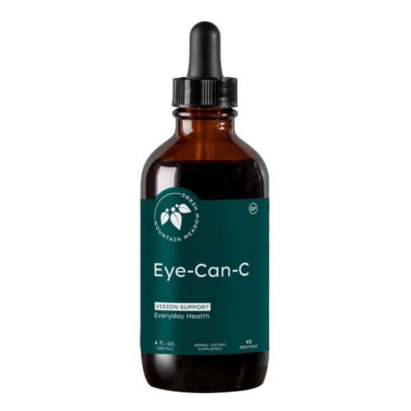 Mountain Meadow Herbs Eye-Can-C suplemento líquido salud ocular botella