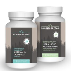 Version 1.0.0 Frente del envase Mountain Peak Adrenal B Complex