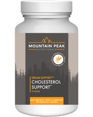 Frasco Mountain Peak Nutritionals Apoyo Colesterol 90 cápsulas