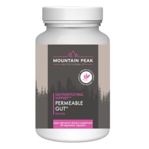 Version 1.0.0 Vista frontal de Mountain Peak Nutritionals Permeable Gut Formula