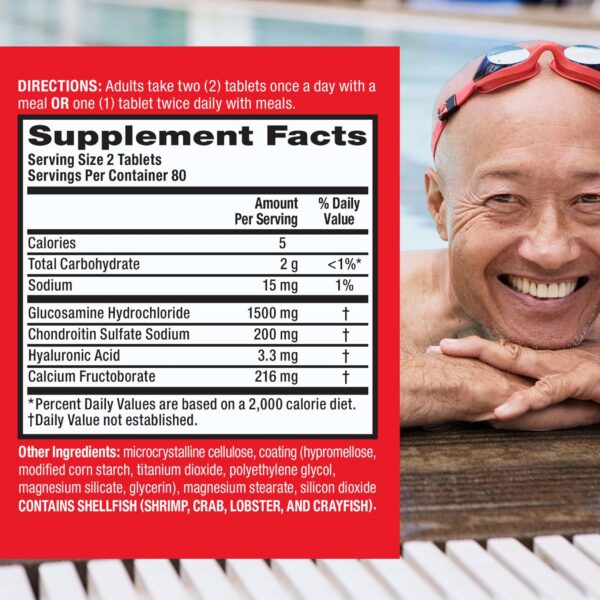 Detalle de ingredientes Move Free Advanced