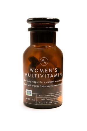 Version 1.0.0 Movita multivitaminas mujer orgánicas botella vidrio