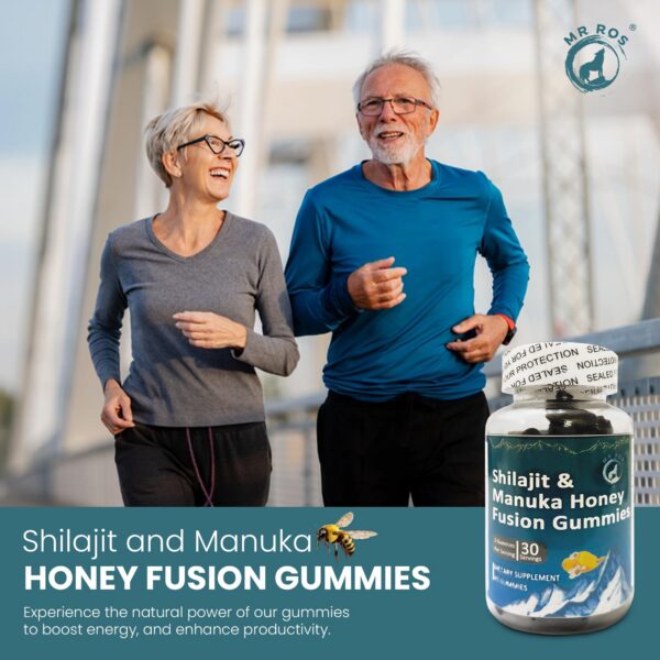 Frasco de gomitas en estante