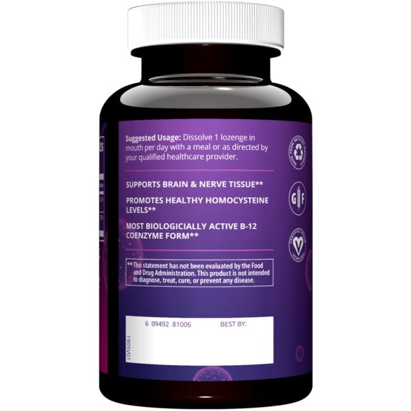 Version 1.0.0 Tabletas B12 metilcobalamina envase