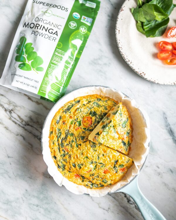 MRM Moringa polvo frasco vista frontal