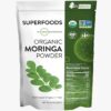 MRM Moringa polvo etiqueta frontal