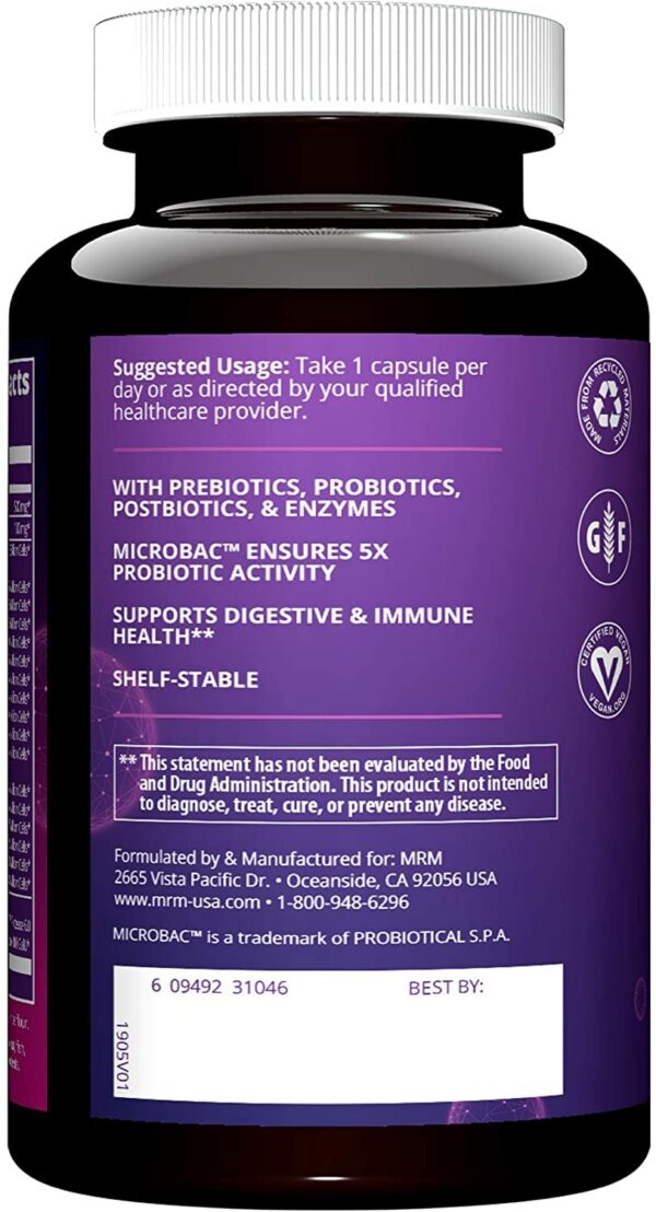 Version 1.0.0 MRM Nutrition probióticos estables a temperatura ambiente 30 porciones