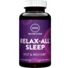 Version 1.0.0 Botella MRM Nutrition Relax-All suplemento para sueño