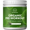 Frente de envase MRM Organic Pre-Workout