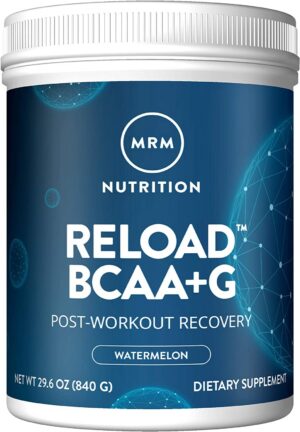 MRM Reload BCAA+G polvo frente al envase