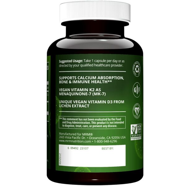 Frasco con cápsulas y etiqueta