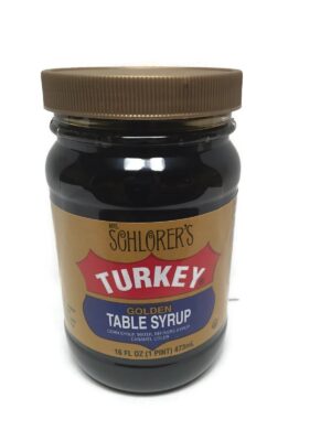 Mrs Schlorer jarabe dorado de pavo 16 oz botella