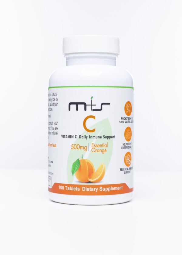 M+S tabletas vitamina c 500mg veganas para sistema inmunológico