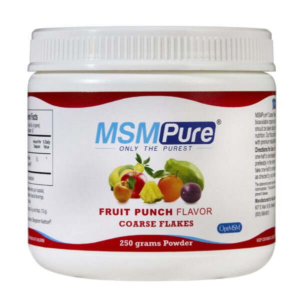 Version 1.0.0 Frente del frasco MSMPure MSM Limón-Lima